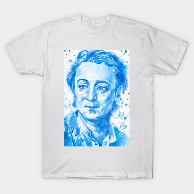 DENIS DIDEROT watercolor portrait T-Shirt by lautir